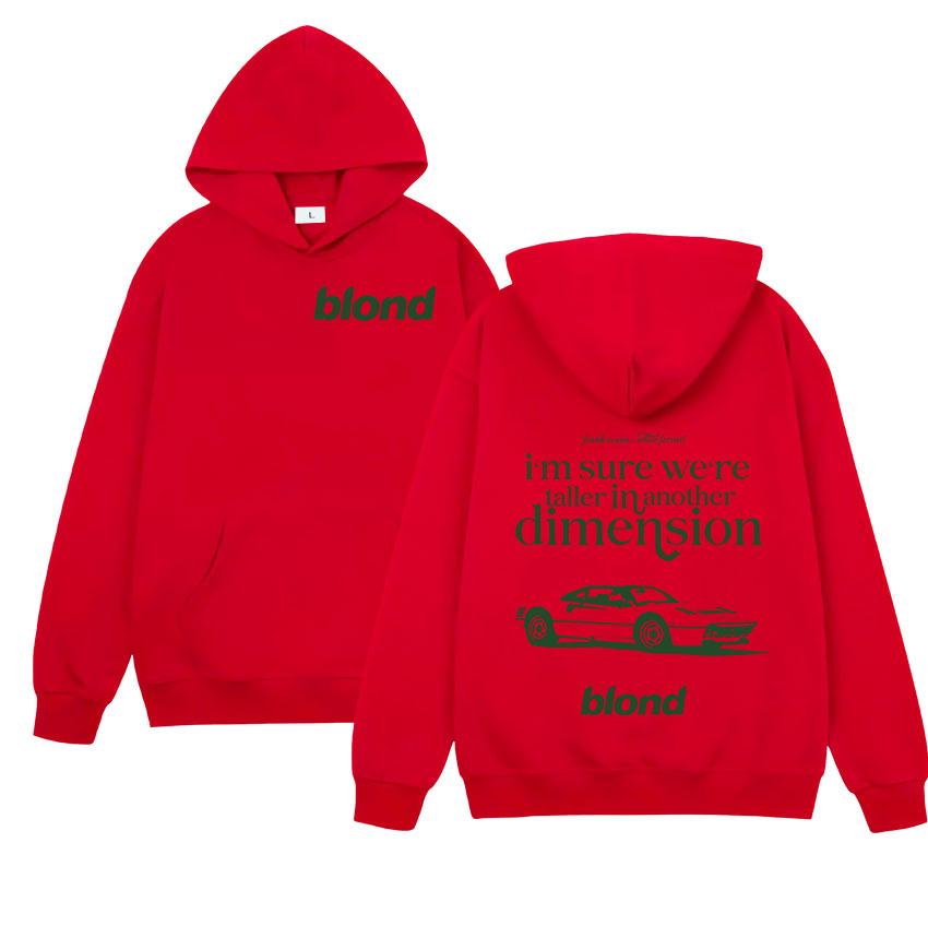 Rapper Frank New Album Print hoodie Men s Women Hip Hop Blond Long sleeve Sweatshirt fashion Ocean Oversized hoodies Streetwear S