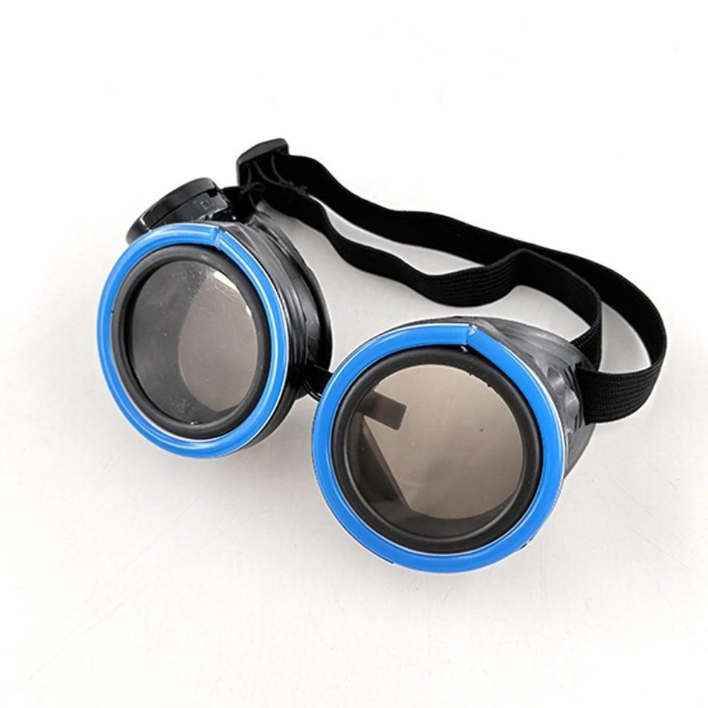 Round LED Glowing Glasses Punk Style Luminous Eyewear Fashion Light Up Glasses  Carnival Party