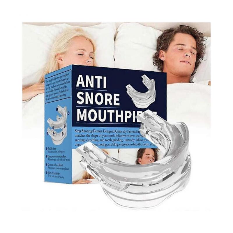 Adjustable Anti Snoring Mouthpiece Guard Anti Snore Sleep Apnea Teeth Grind -aqwg