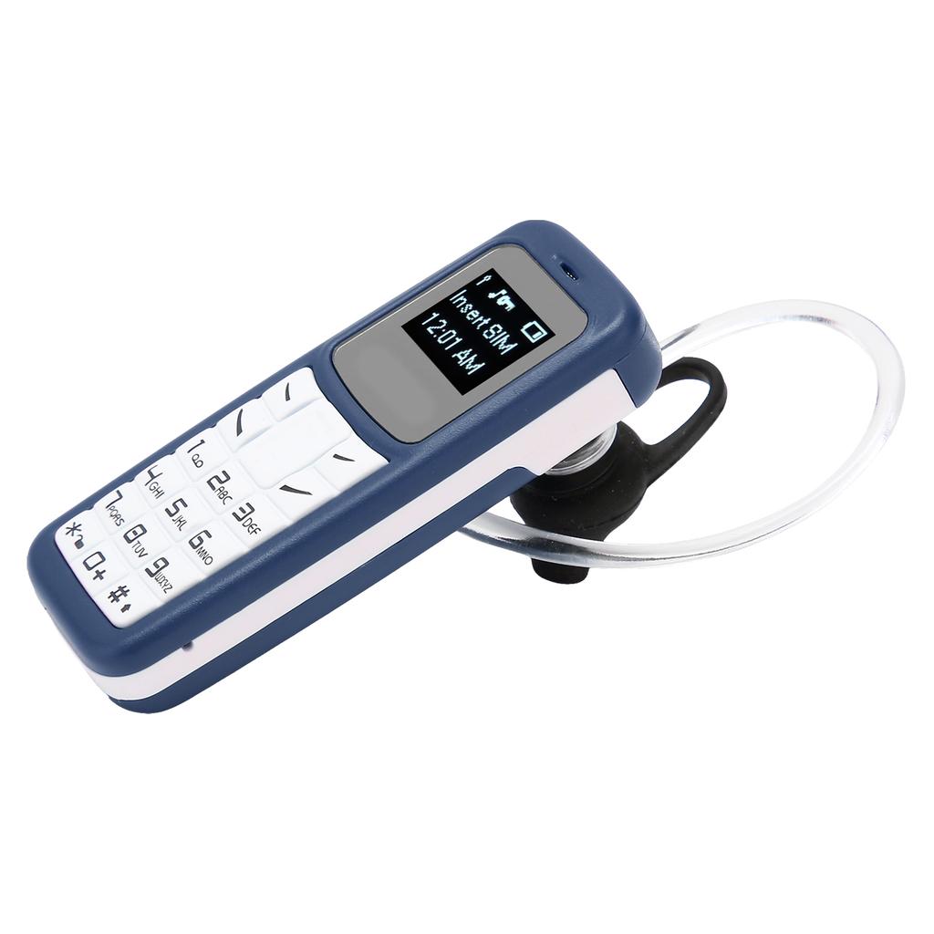   Mobile Cell Phone Small Mobile Phone   Headset Dialer with Ear Hook Support SIM 0.66inch