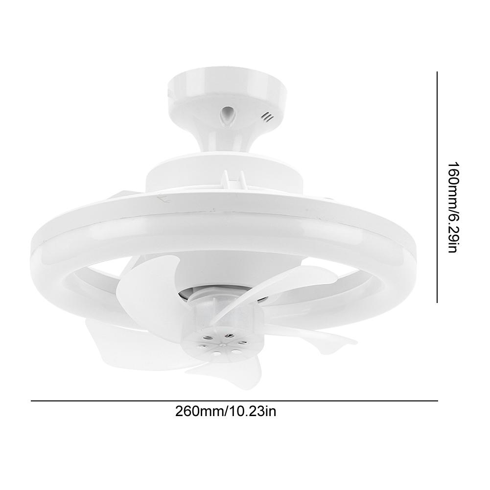 Modern Ceiling Fans with Light RGB/3 Colors Dimmable 3 Speeds Ceiling Fans with Light Remote Control Mini Chandelier Ceiling Fan