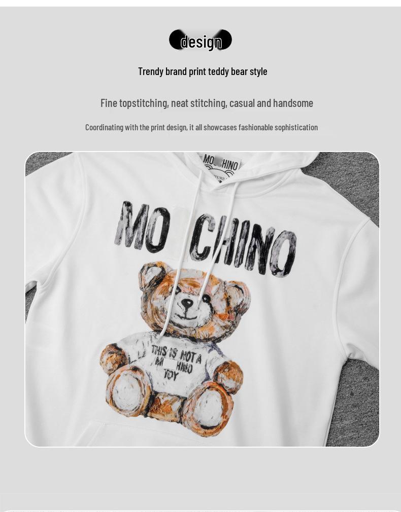 Correct Version Mos+ Fashion Tie-Dye Hoodie: New Loose Casual Cotton Sweatshirt for Autumn and Winter.