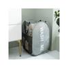 1 Folding Printed Laundry Basket For Dormitories And Bathrooms