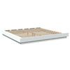 LED Bed Frame White 180 x 200 cm Engineered Wood