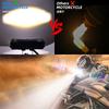 1/2pcs Motorcycle LED Spotlight 4x4 Strip lights 4 Lens Working Light Bar Yellow White High Low Beam Lights Fog Lamp Spotlight