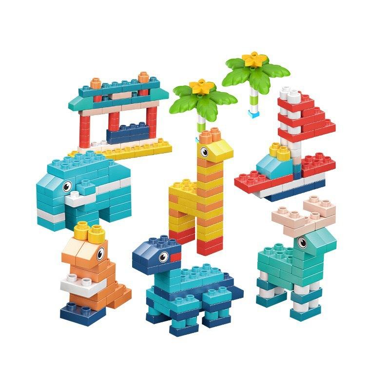 

Совместимый детский стол для конструирования Большой многофункциональный сборный конструктор 3-6 лет Крупные детали Игрушки для мальчиков и девочек