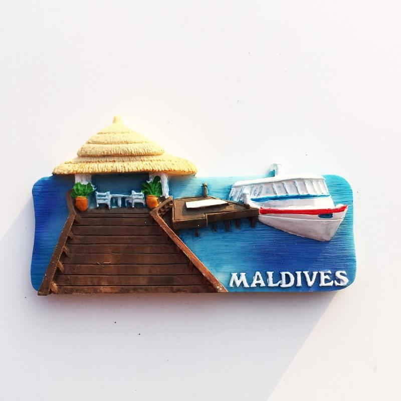 Malediven Kühlschrankmagnete Flaschenöffner Hochzeitsgeschenke Malediven Tourismus Souvenirs Kühlschrankmagnetische Aufkleber Heimdekoration