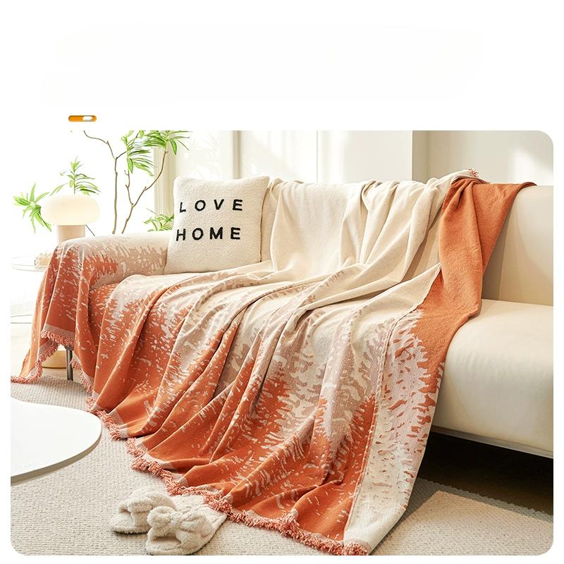 Chenille Sofa Blanket All-season Universal Sofa Covers All Inclusive Sofa Throw Blanket Couch Protector for Living Room Home