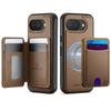 For Google Pixel 10A Case Wallet with Magnetic, RFID Blocking Magnetic Card Holder 2 In 1 Detachable Kickstand Shockproof Case