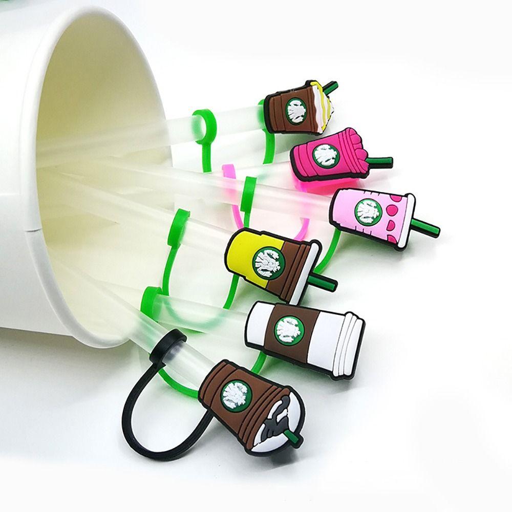 1/4Pcs BPA Free Drinking Straw Tips Cover Protectors Cap Straw Cap Durable Silicone Straw Cover