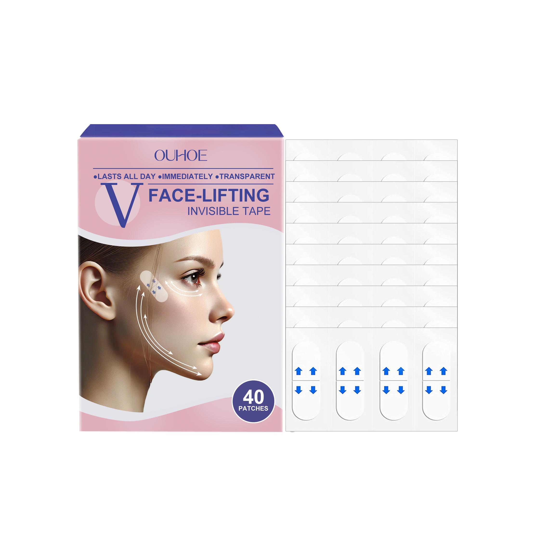 OUHOE facial lifting patch, moisturizing, rejuvenating, firming, breathable, invisible, tightening chin, V-line lifting, beauty patch