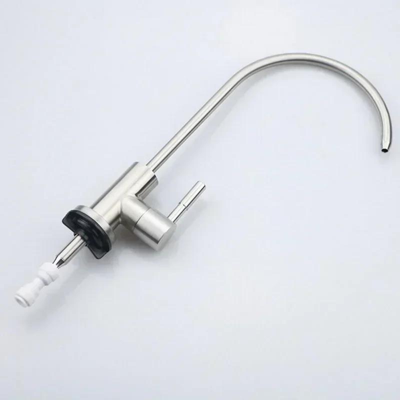 Drinking Water Faucet Fits Most Reverse Osmosis and Water Filtration System for Kitchen Bar Sink SUS304 Stainless Steel