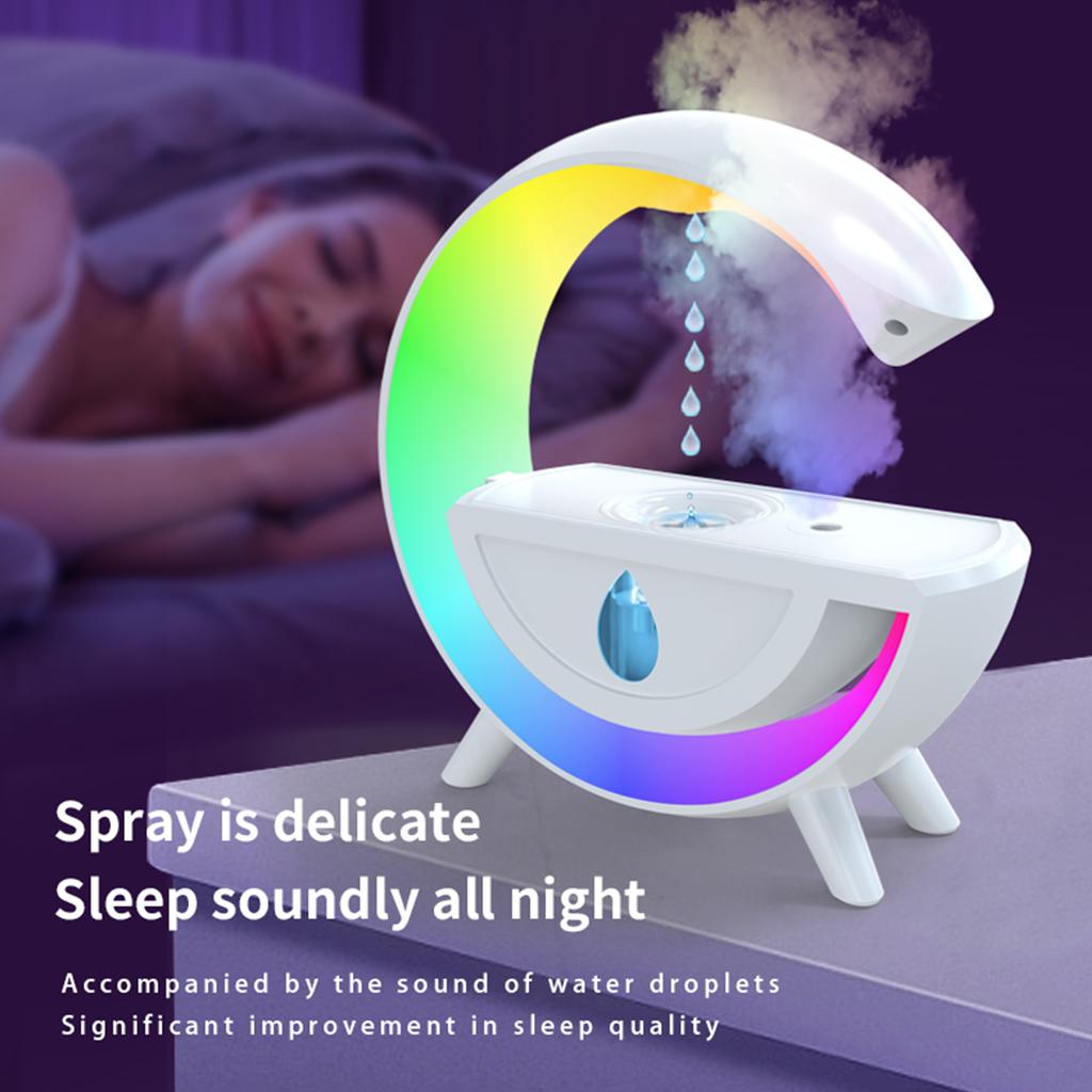 Anti Gravity Humidifier 800ml Cool Mist Light Home Office Humidifier Moisturizing Water Drop Levitating Countercurrent Humidifier
