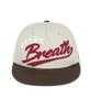 BROWNBREATH Coloration Flat Visor Cap - Ivory
