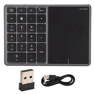 Clavier Numérique Sans Fil 2.4G 22 Touches Écran Tactile Léger Portable Type C ABS Pavé Numérique pour