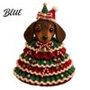 Kit de Ganchillo para Principiantes Kit de Árbol de Navidad Animal DIY Vaca de las Highlands Hilo Decorativo Lindo Manualidad con Hilo Perro Salchicha Gato Manualidades para Principiantes Festivo Hecho a Mano
