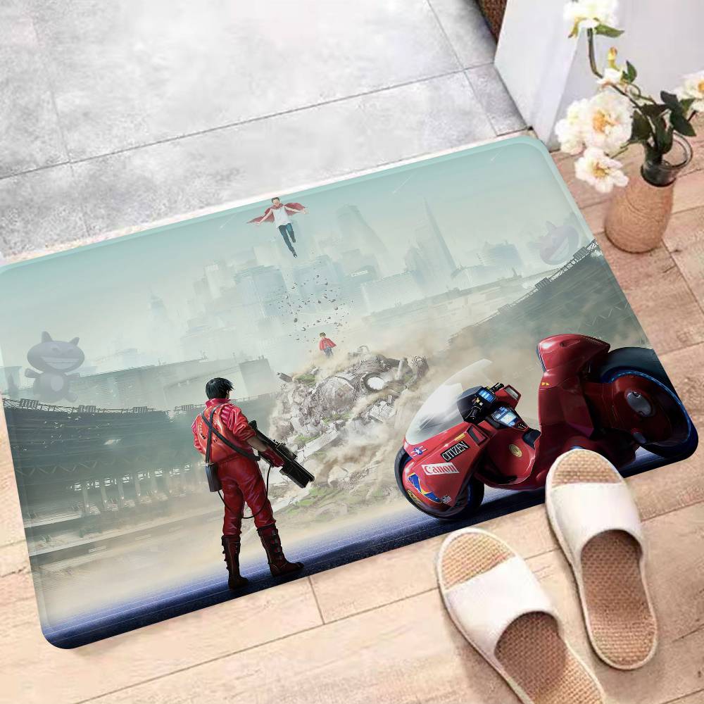 Japanese Manga A-AKIRA Door Mat Washable Non-Slip Living Room Sofa Chairs Area Mat Kitchen Bedside Area Rugs