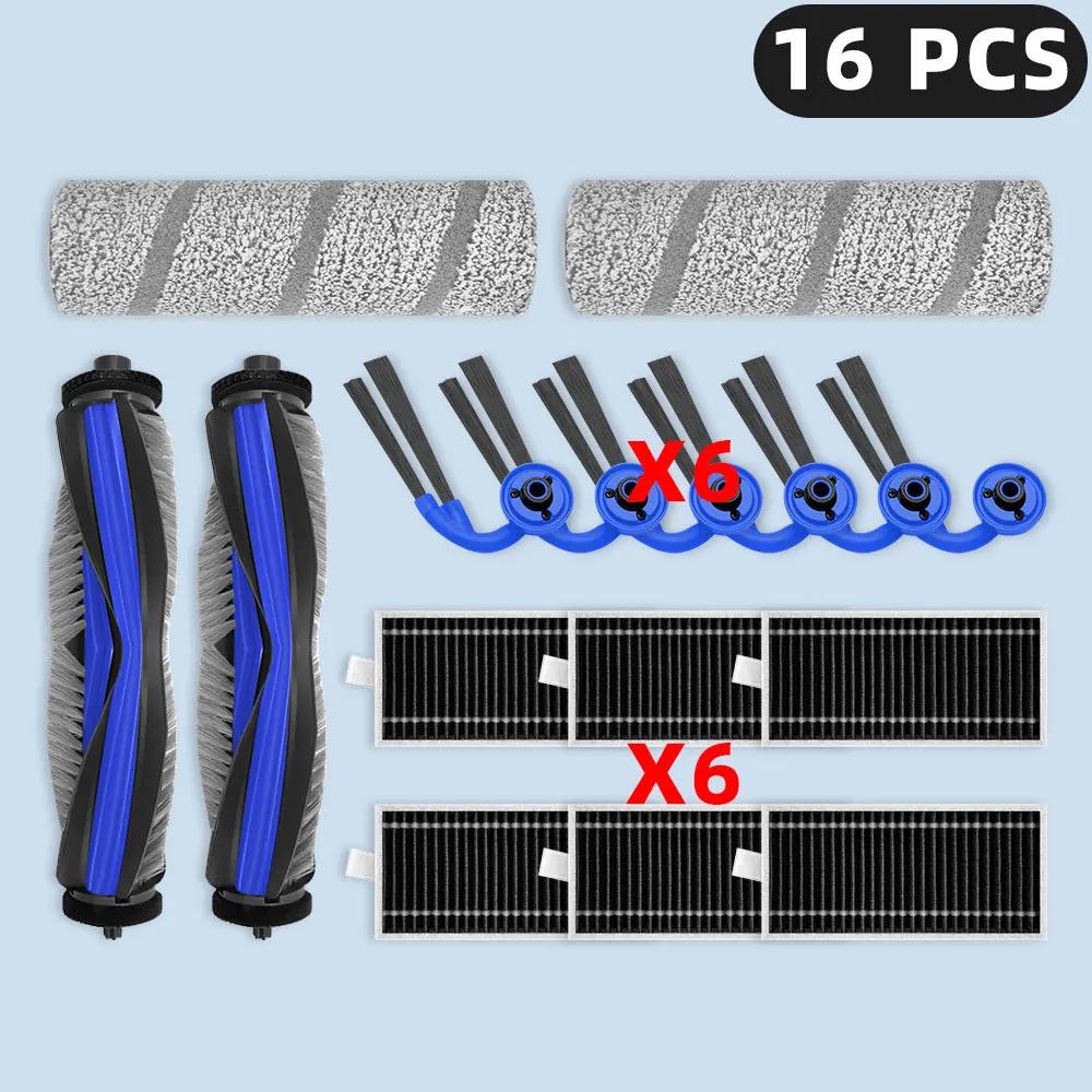 Compatible For ECOVACS DEEBOOT X11 OMNICYCLONE / X11 PRO OMNI Spare Parts Accessories Main Side Brush HEPA Filter Roller Mop