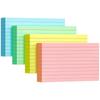 250Sheets Colorful Note Paper 3x5Inch Wide Lined for Writing Noting Journaling Study Card Note Cards Pocket Notecards