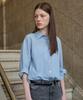 TTUDEMENT [3Colors] Sheer Stripe Shirt
