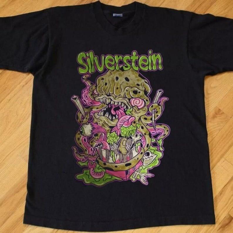 Collection Silverstein Heart Band Gift For Fan Short Sleeve T-shirt S разноцветный