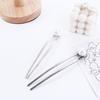 Metal U Shape Bridal For Girls Pearl Korean Style Hairpin Women Hair Sticks Chinese Hair Fork