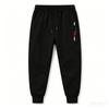 Men'S Pants with Elastic Waistband, Drawstring, Ribbed Cuffs, Casual Sports Joggers, Long Trousers for Men