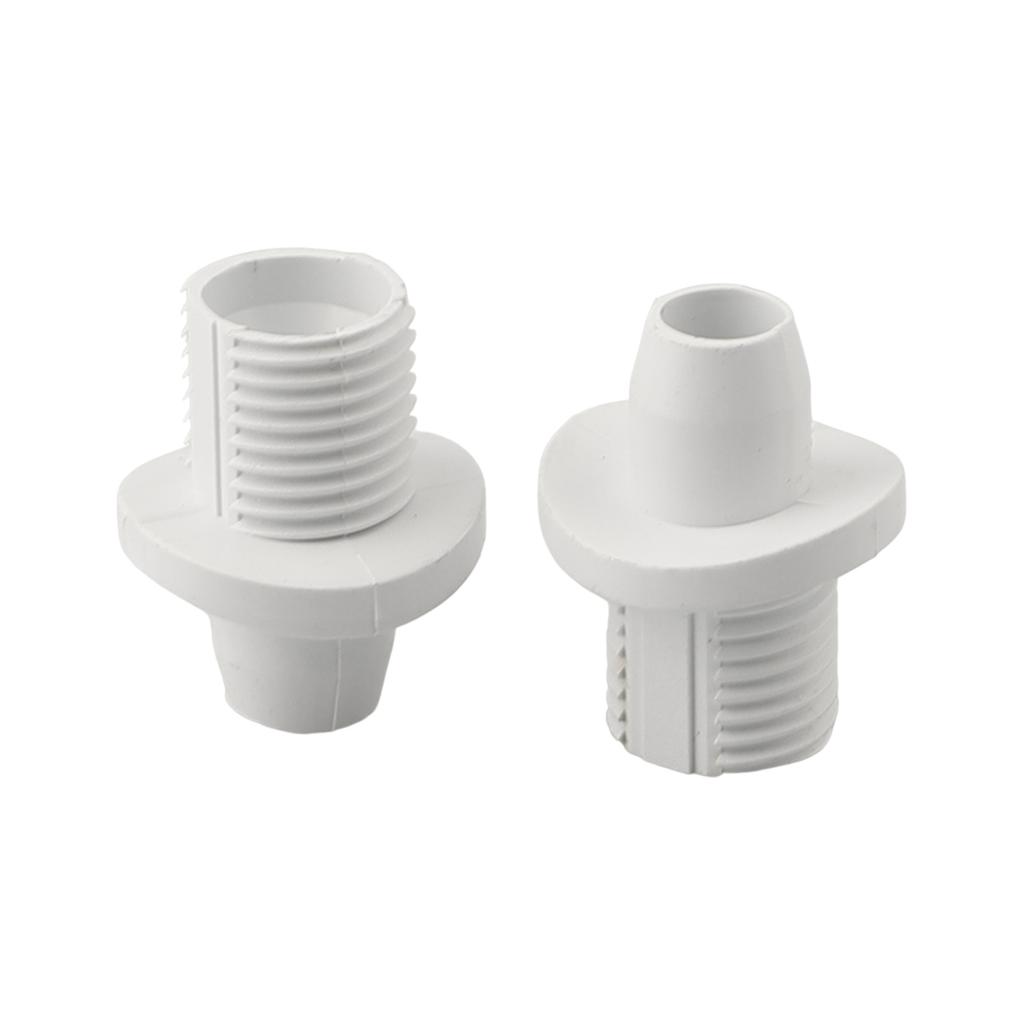 Washers Nuts Saddle Clamps Tube Chlorinator Tubing Off-Line Pool Accessories 2 Sets Pipe: 4ft Silver Practical