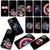 Marvel Captain America Shield Superhero Phone Case for Apple iPhone 16 15 14 Plus 13 12 Mini 17 Pro Max + 16E Air 16+ ProMax