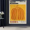 Yayoi Kusama Kunstausstellung Kürbisblume Hängend Böhmischer Wandteppich Hängend Tarot Hippie Wandteppiche Schlafsaal Wandbehang Heimdekoration