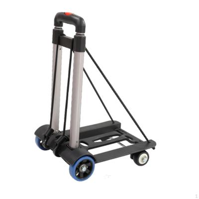 Folding Hand Truck Shopping Cart with Wheels, Moving, Heavy Duty Compact Furniture Wheel Trolley
