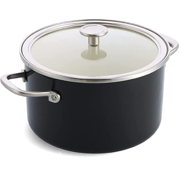 

Кастрюля KitchenAid, 24 см, 6 л, оникс (CC003268-001)