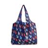 Large Floral Pattern Foldable Tote Bag - Portable, Sturdy, Eco-Friendly, Wear-Resistant for Grocery Shopping