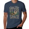 Otter Gift Hello From Otter Space Funny Otter TShirt Relaxed Fit Casual Short Sleeve Top