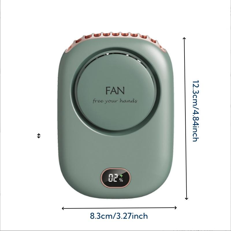 New Mini Portable Fan Portable Rechargeable Bladeless Turbo Ultra Quiet Student Hand Held Fan Outdoor Sports Travel