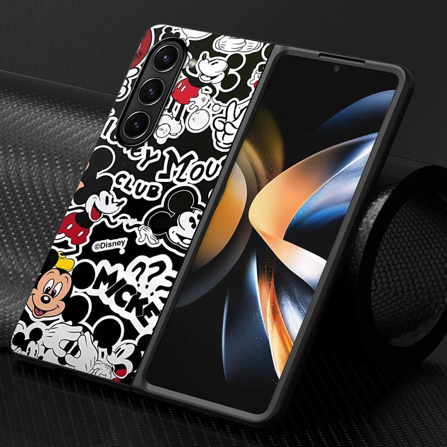 

Mickey Minnie Case for Samsung Galaxy ZFold7 ZFold6 Z Fold 7 6 5 4 3 ZFold5 ZFold3 ZFold4 Back Phone Cover Galaxy Z Fold6