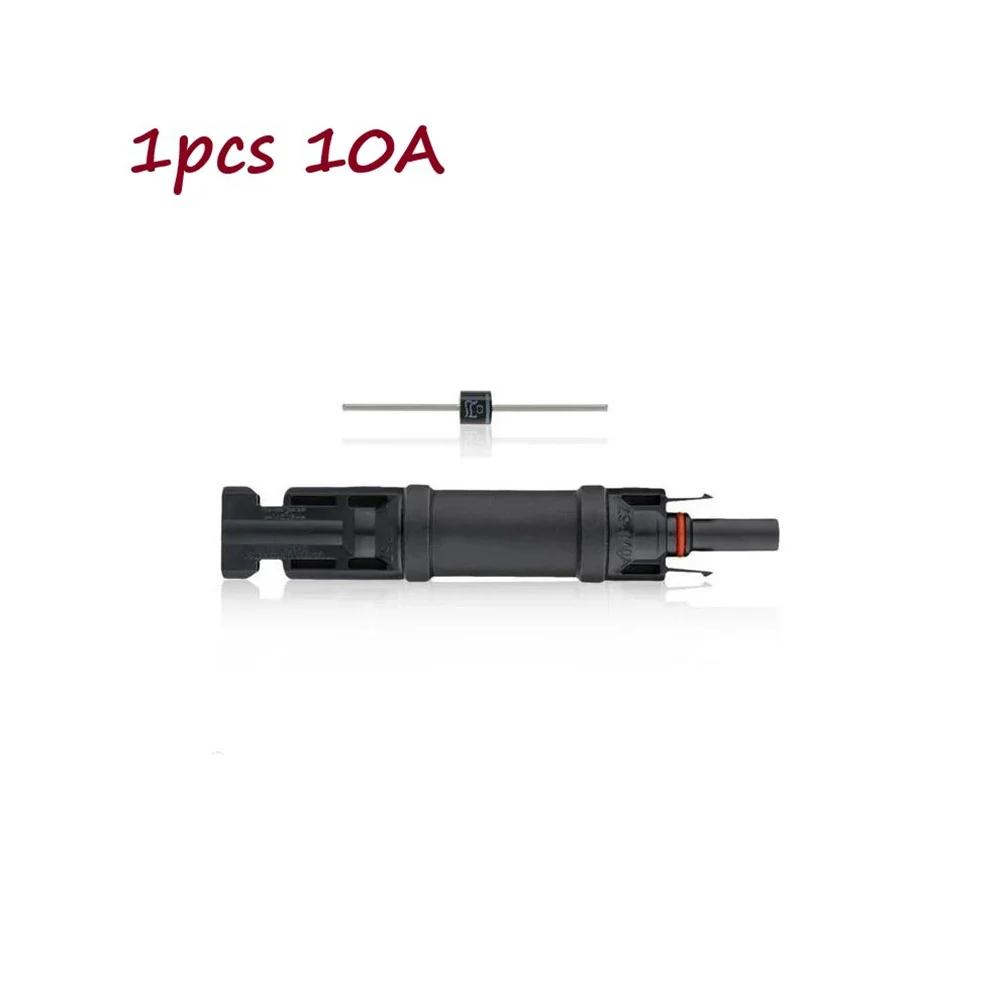 For 10/15/20/30A Diode Waterproof Connector Low Frequency Black Cable Compatible Connector Panel Parts Accessories