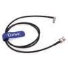 Eonvic 6G SDI 4K Coaxial Cable Right Angle High Density Micro BNC Male To BNC Male for Blackmagic Video Assist 3G and 12G Monitors 5"