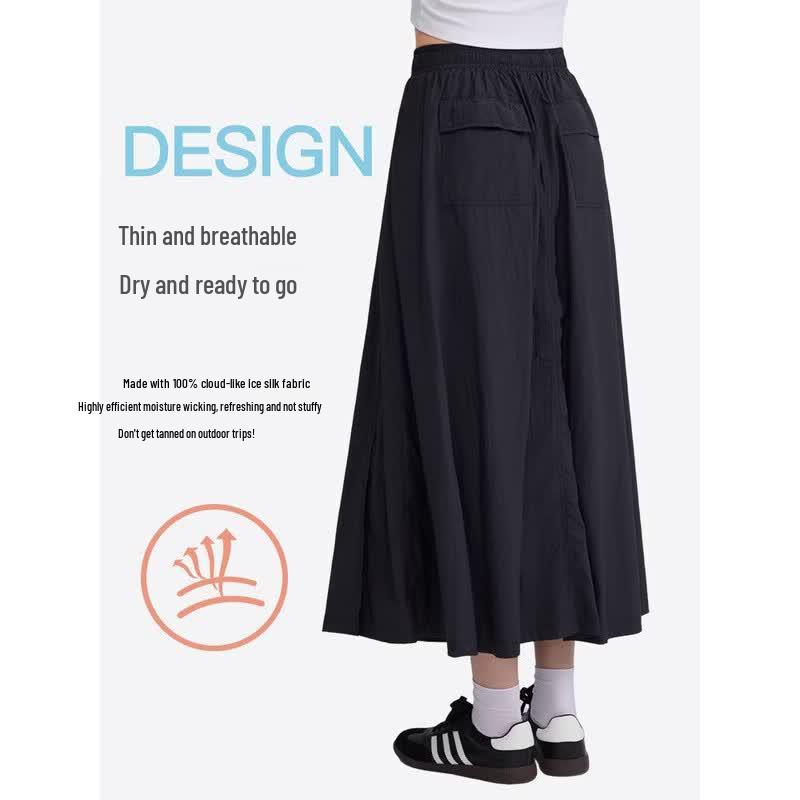 Women s High-Waist Pleated Midi Skirt