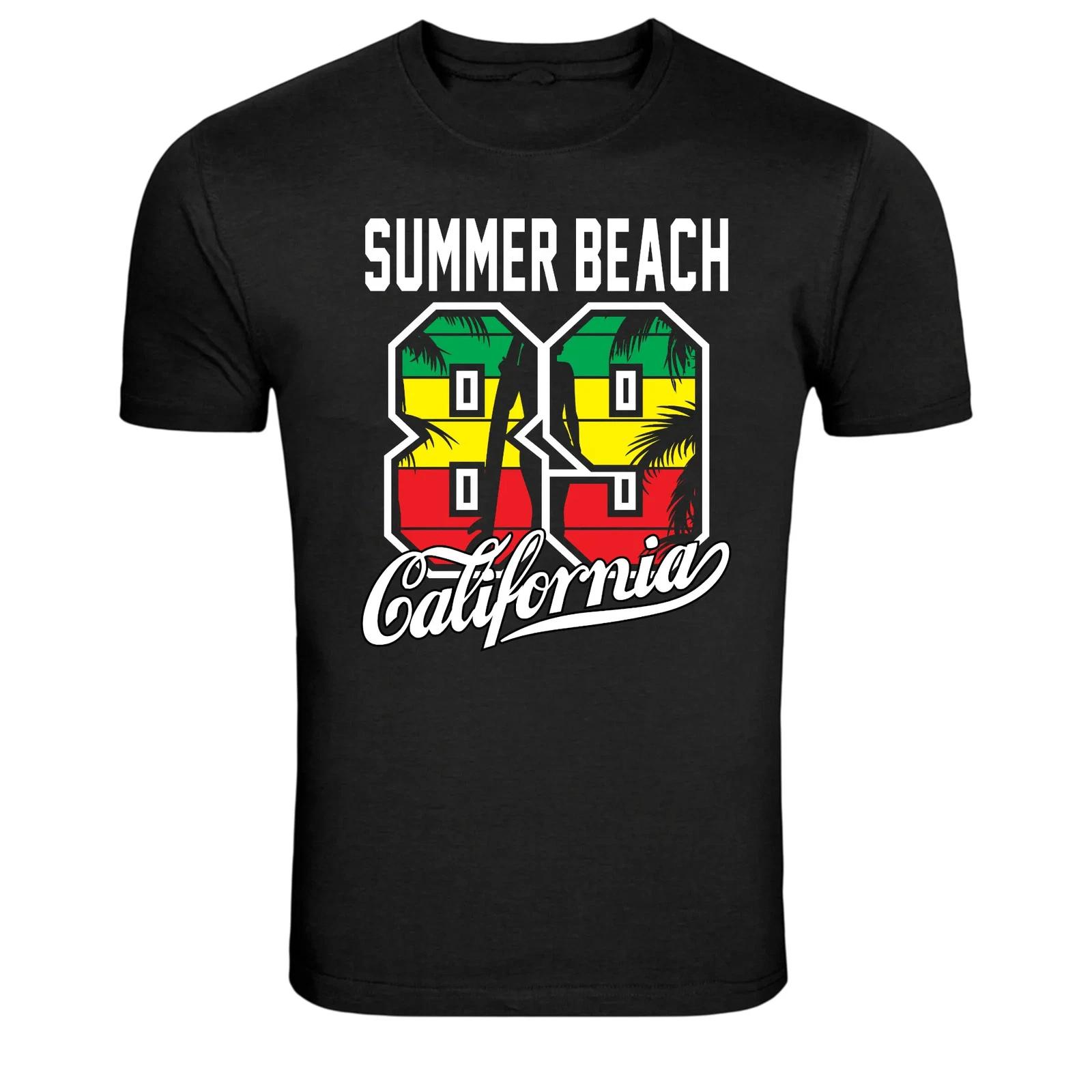 Summer Beach 89 California Vintage Surf Graphic T-Shirt XL