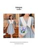 2026 Plus Size French Doll Collar Printed Dress - Retro Waist-Cinched A-Line Skirt for Summer