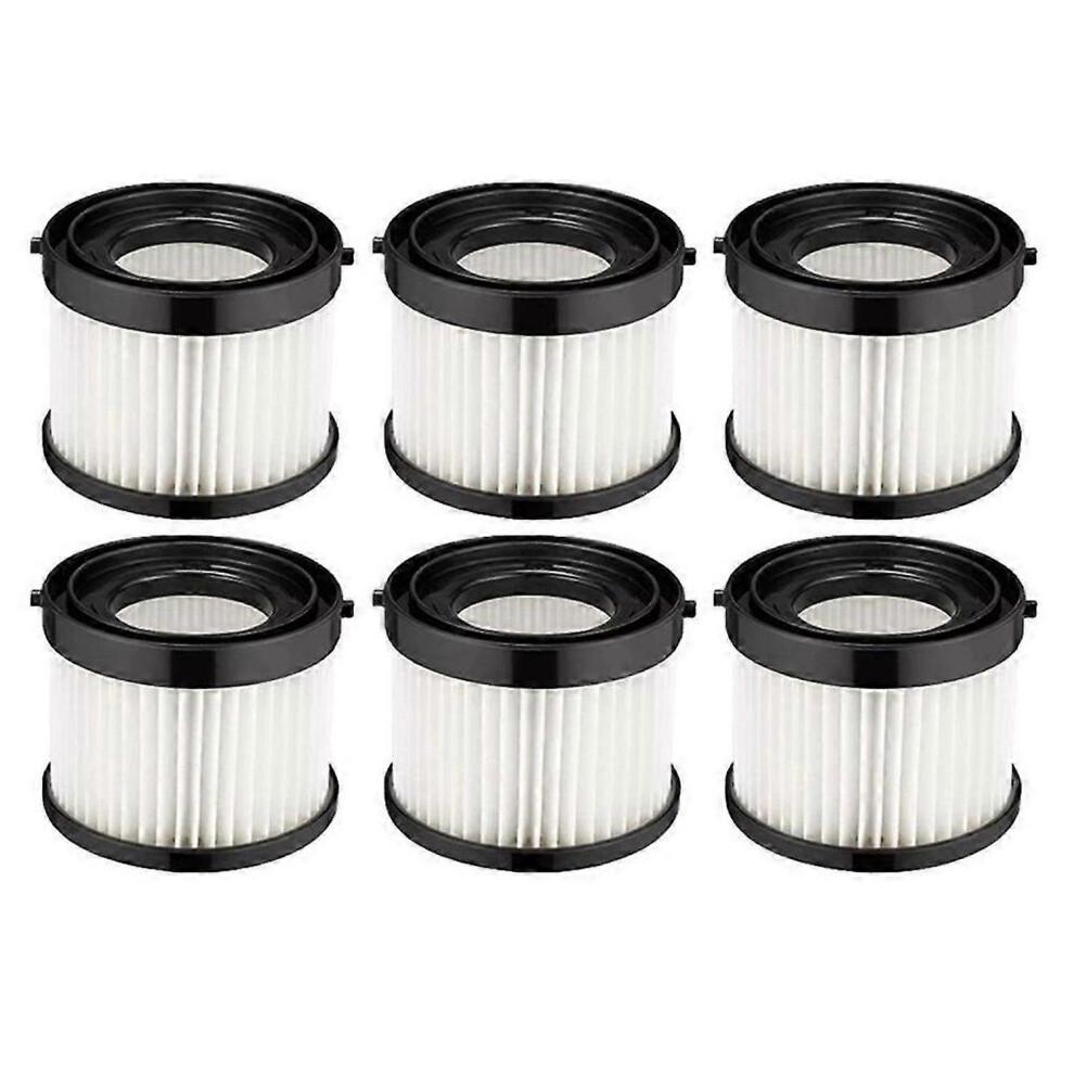 6Pack 49-90-0160 Replacement HEPA Filter for Milwaukee 49-90-0160 0882-20 M18 Compact Vacuum Cleaning Less