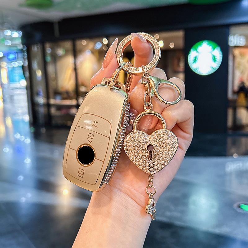For Mercedes Benz keycase C E A B S Class GLE GLA GLB GLC GLS AMG Car key bag exquisite durable car accessories Car Key Case
