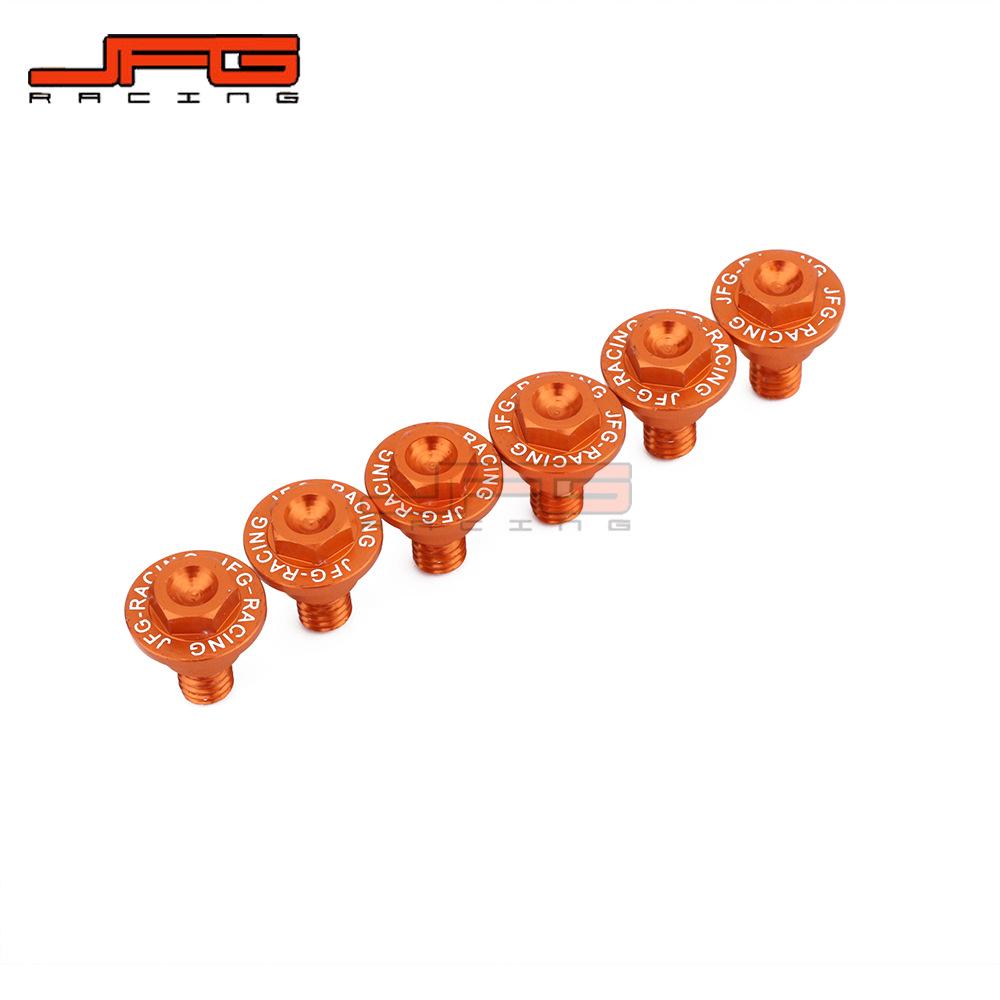

FREERIDE 250F/350 Motorcycle Fender Screws - Orange Standard Size