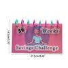 Money Saving Challenge Book with Envelope Financial Journal Money Organizer Book Motivational Notebook for Savings