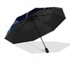 1pc Floral Design Automatic Open/close Folding Compact Umbrella, 8-Rib Sturdy Canopy, Lightweight Portable, Everyday Use, Gift, Outdoor Umbrella, Trav