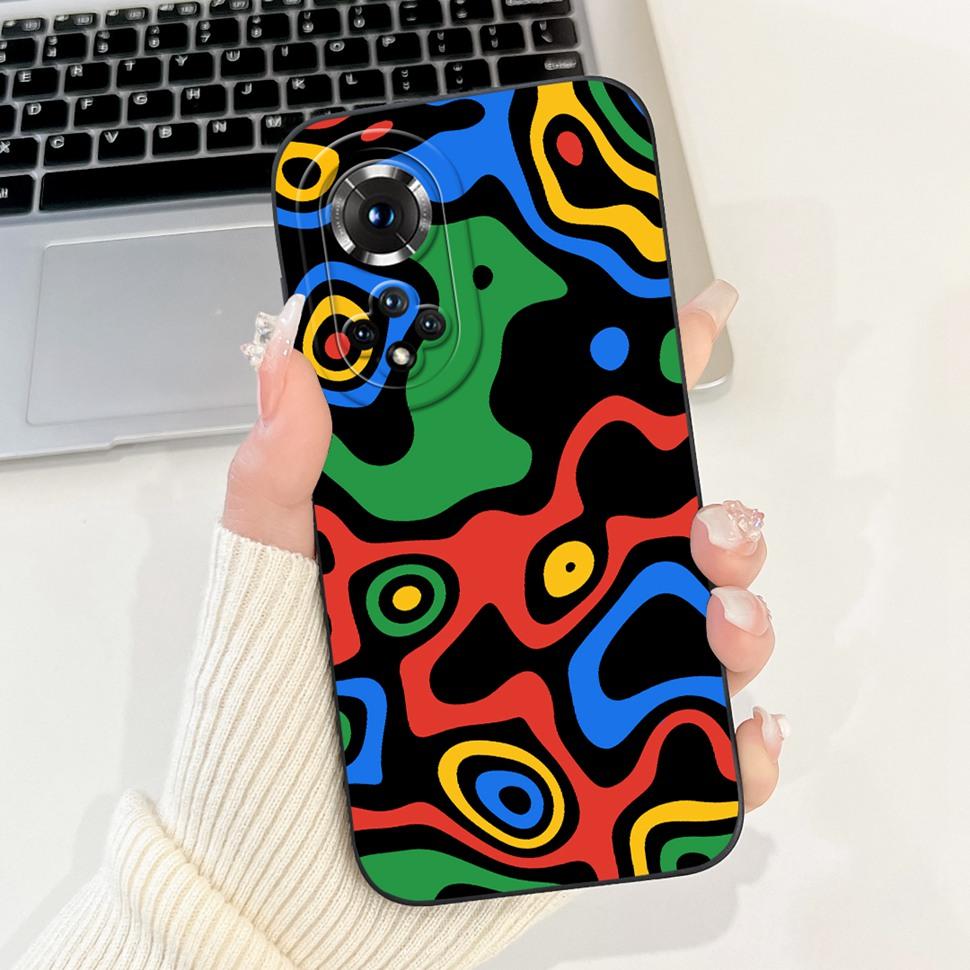 For Honor 50 Pro Case Stylish Art Painted Cover Soft Silicone Phone Case For Honor 50 Honor50 50SE SE Pro Back Cover