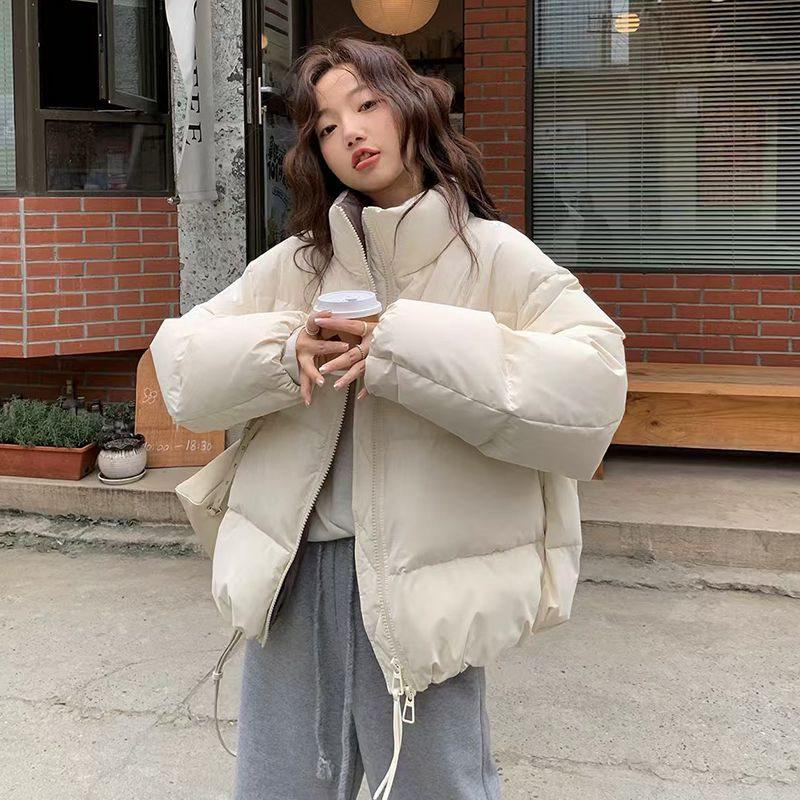 Spring/Summer Loose Cotton-Padded Jacket - Short Korean Style for Women