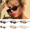 Fashion Vintage Style Oval Sunglasses UV400 Protection Y2K Small Oval Sun Glasses Aesthetic Accessories for Women & Men