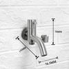 Edelstahl Toiletten Handbrause Bidet Armatur Sprühkopf Bidet Set Sprühkopf Toiletten Sprühkopf Badezimmer Selbstreinigende Dusche Shattaf Wasserhahn